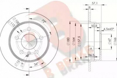 R BRAKE 78rbd20119 -  Тормозной диск